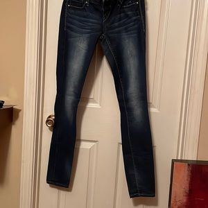 Womens Express size 2R Barely Ultra Low Rise jean jeggings